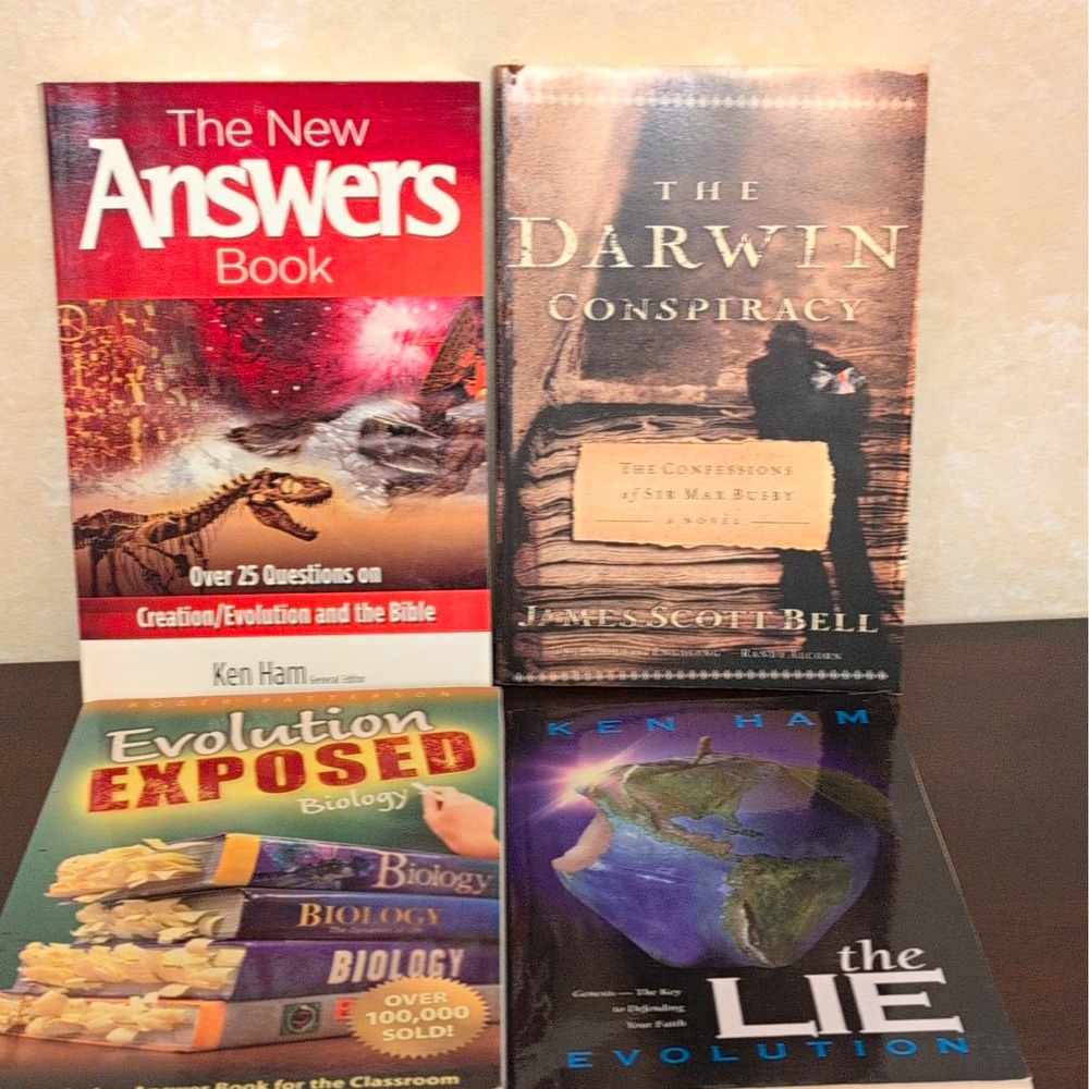 Ken Ham Creationism Book Lot Evolution Exposed The Lie New New Answers Book PB